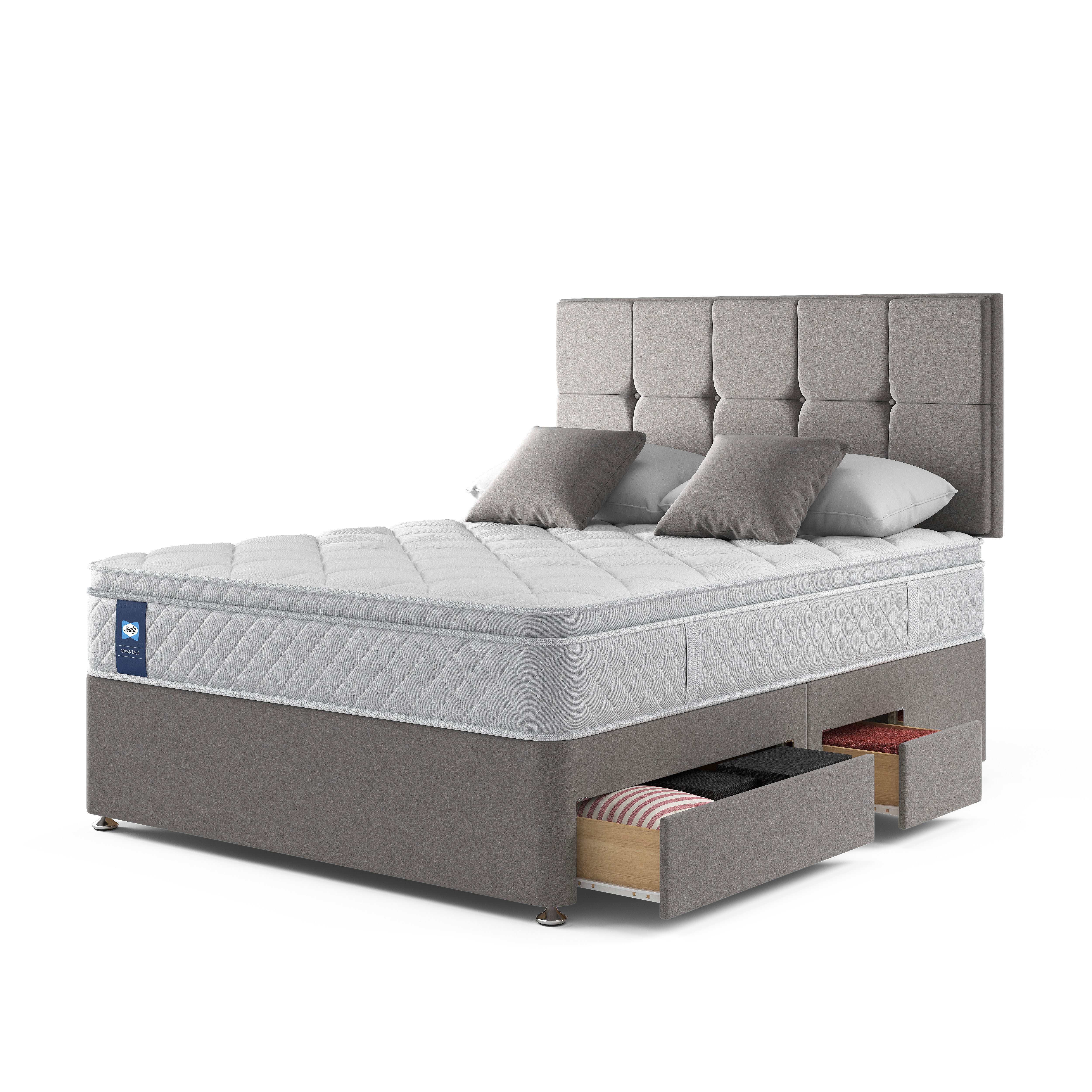 Sealy advantage 1550 gel deep pillowtop mattress sale