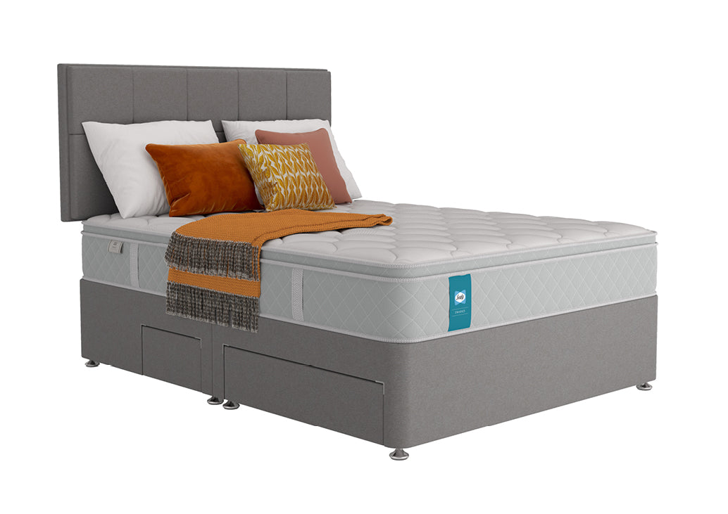 Enhance 1800 Memory Pillowtop Divan Set