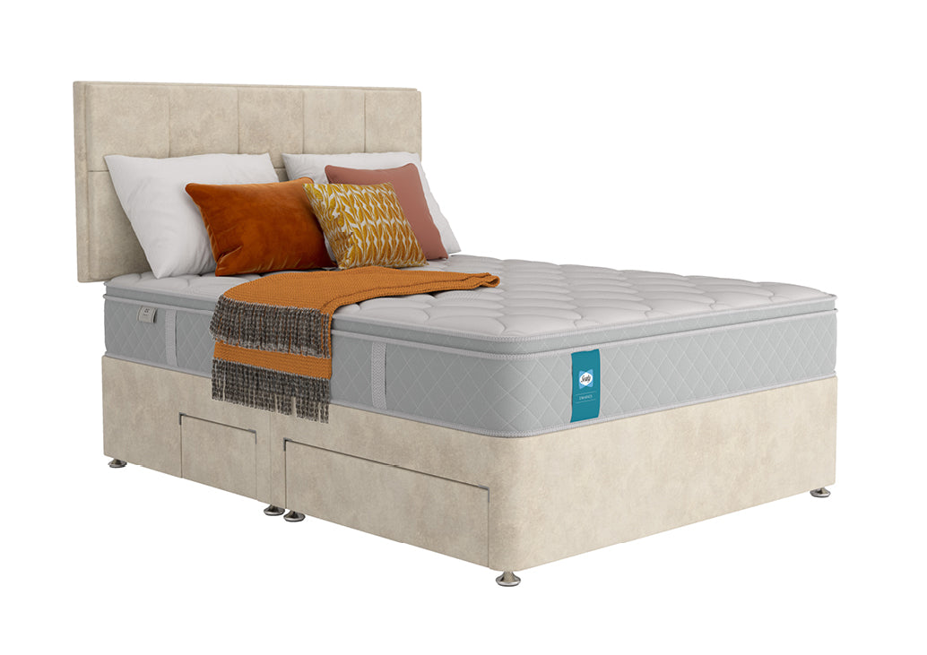 Enhance 1800 Memory Pillowtop Divan Set