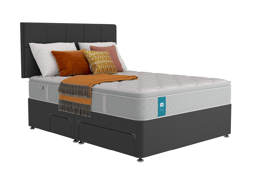 Enhance 1800 Memory Pillowtop Divan Set